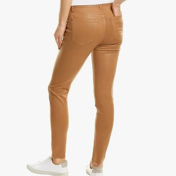 Joe's Jeans The Charlie High Rise Skinny Coated Jeans in Maple Size 29 - Picture 2 of 11